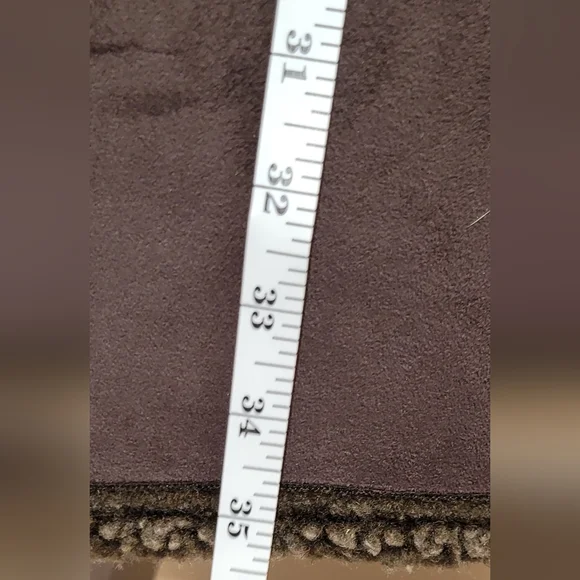 LL BEAN SUEDE LINED COAT - Picture 8 of 8